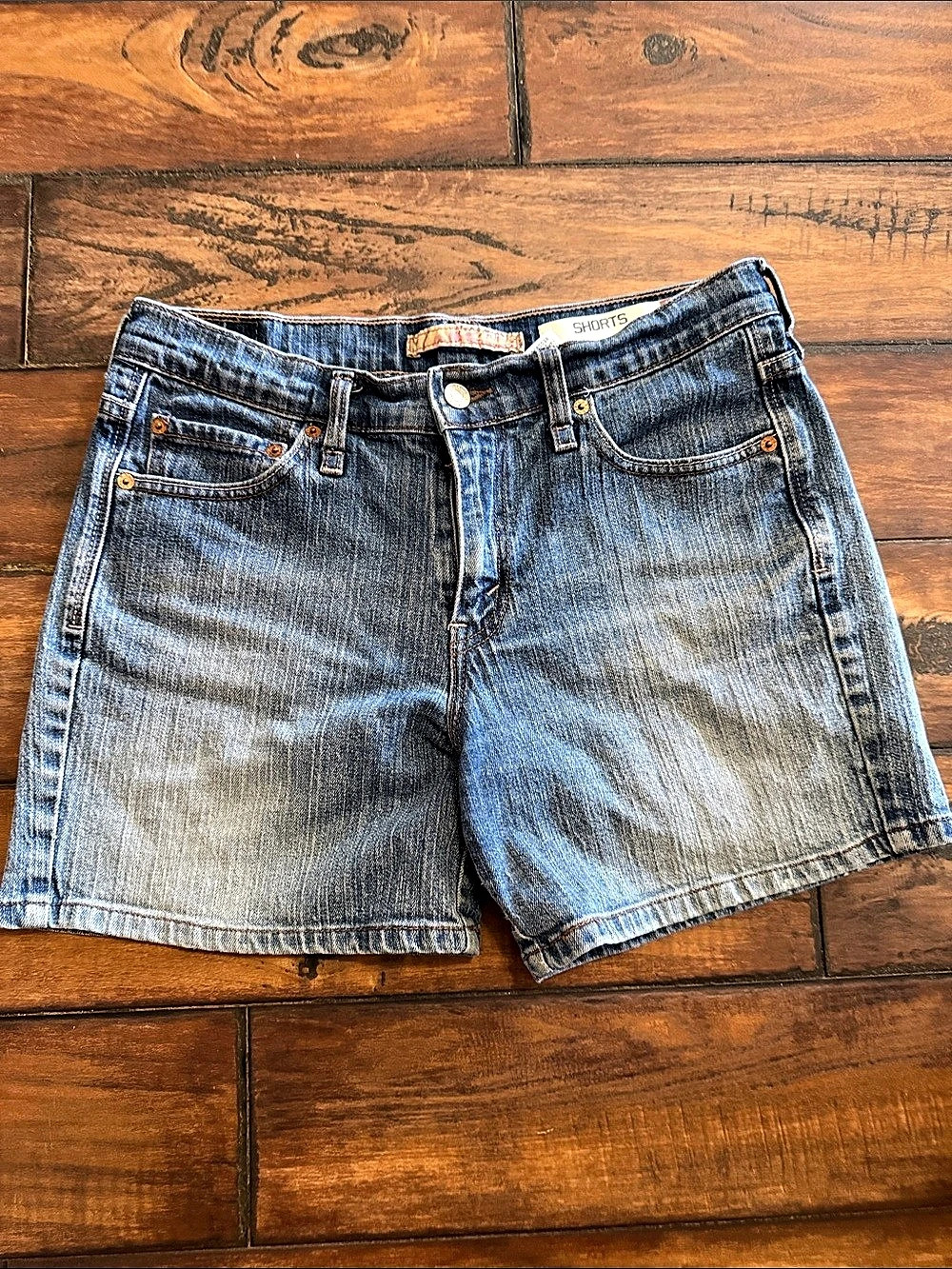 Levi's 515 Denim Jean Shorts Size 10 Blue